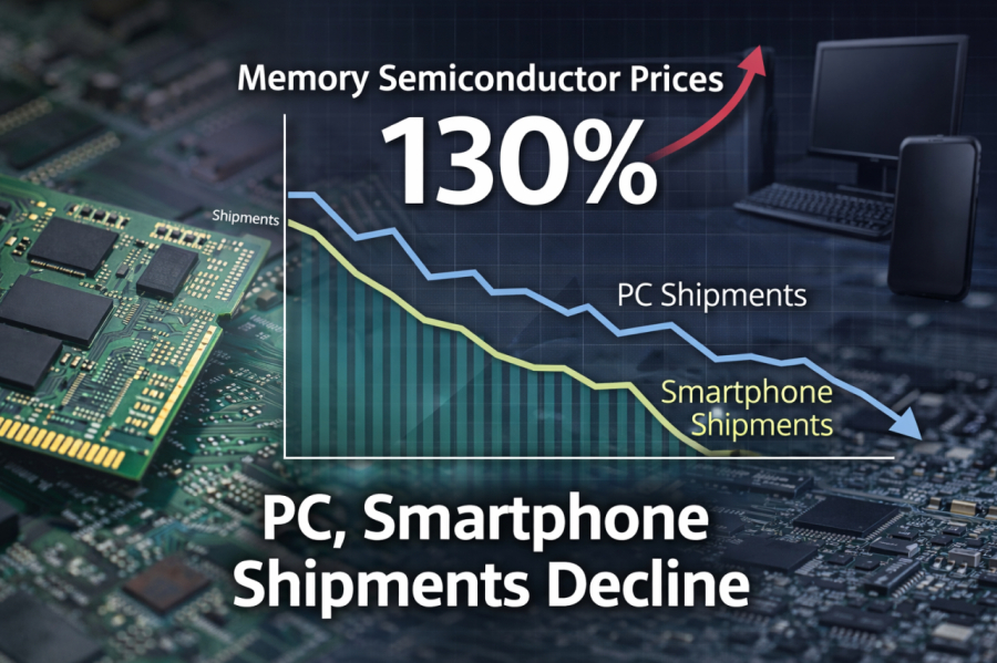 PC·스마트폰, 올해 출하량 줄어든다