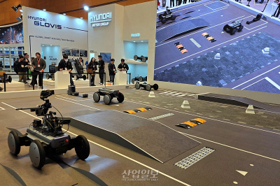 현대차 ‘모베드’, 이센트릭 휠로 험지 돌파… “어떤 장비든 얹는 만능 플랫폼”