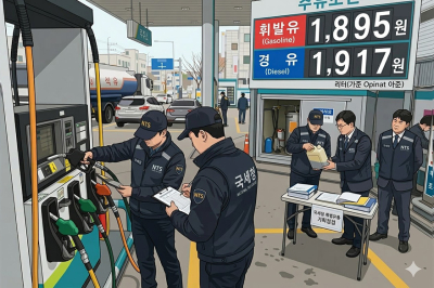 휘발유 가격 일주일 새 200원↑ 국세청, 불법 유통 집중점검 나서