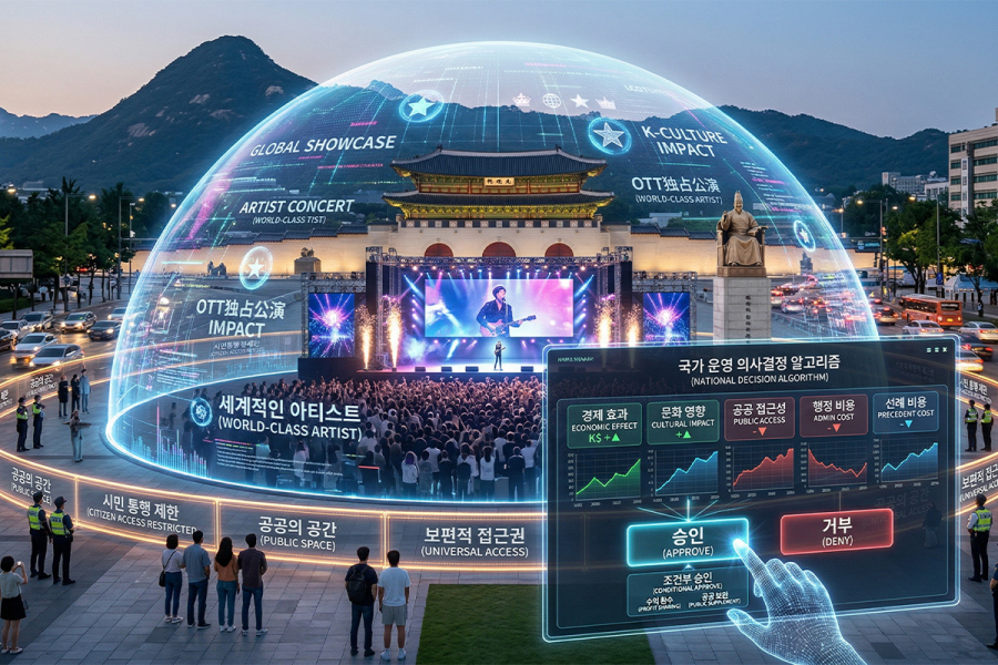 [AI의 선택] 글로벌 OTT의 광화문 광장 공연, 경제효과와 공공성 중 무엇을 택할까