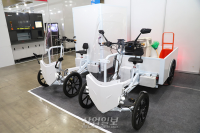 다음기술, 한국 지형 맞춤 전기 화물 자전거 선보여…‘가파른 언덕도 거뜬’