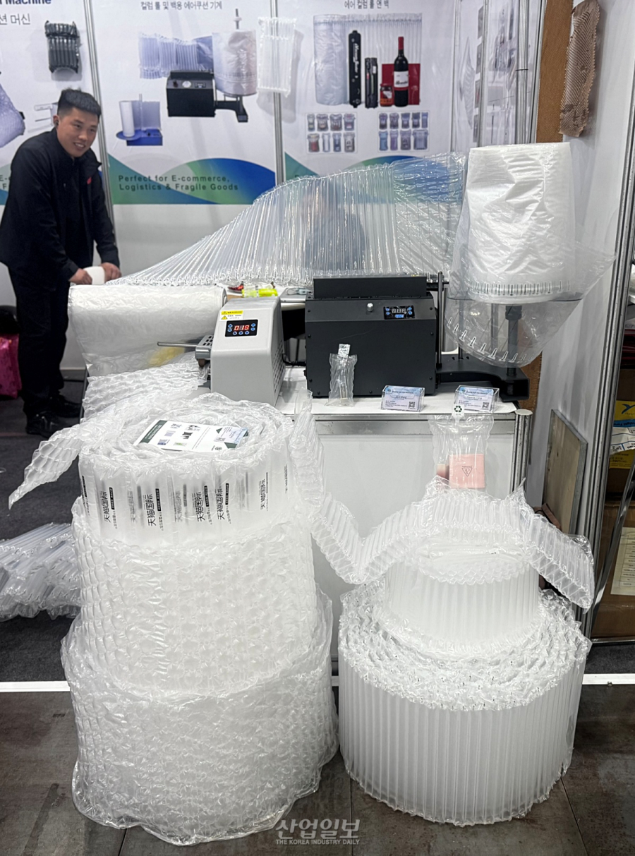 [KOREA PACK & ICPI WEEK 2026] Anzhi Packing, 생분해성 에어 쿠션 필름으로 글로벌 패키징 시장 진출 가속