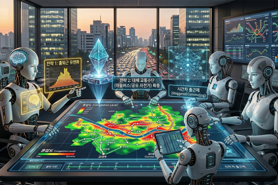 [AI의 선택] 출퇴근 ‘지옥철’ 혼잡, 원인은 노인이 아니라 사회구조