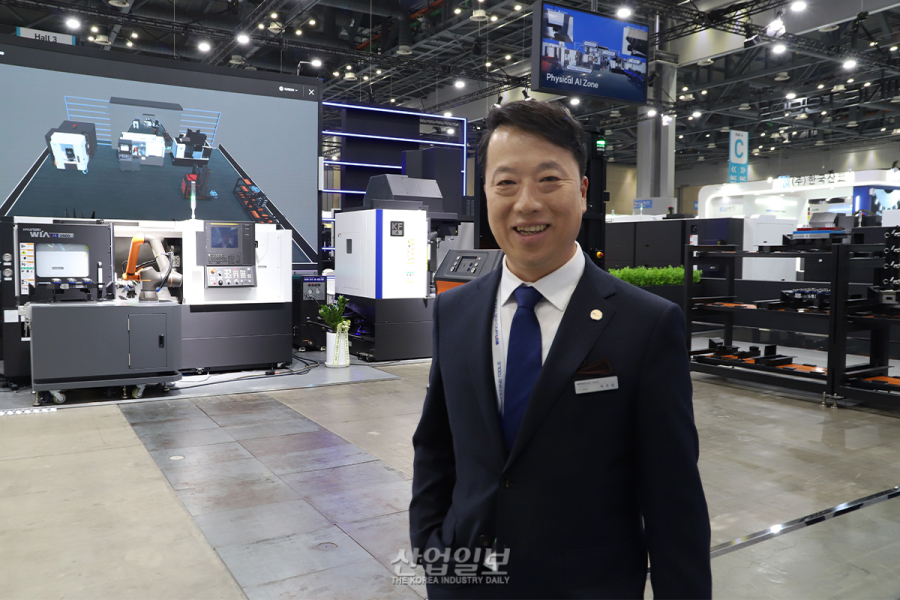 위아공작기계, 심토스서 ‘피지컬 AI’ 자동화 시연