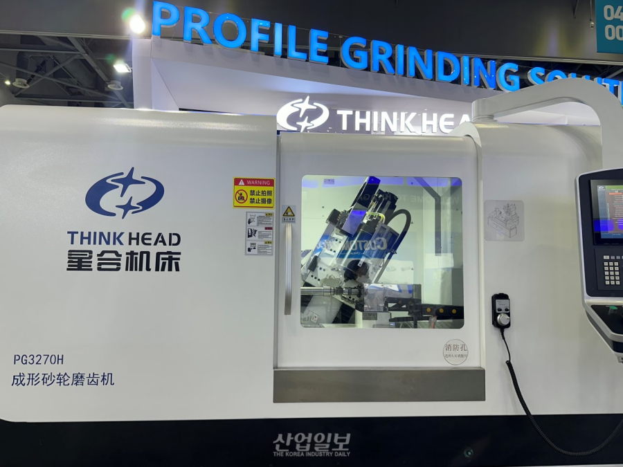 [SIMTOS 2026] 중국 팅크헤드(THINK HEAD), 기어 연삭기 PG3270H로 한국 시장 공략