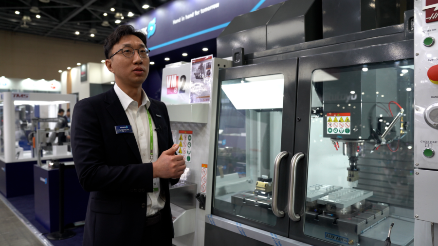 [SIMTOS 2026] 슝크인텍코리아 툴홀딩·자동화 융합 솔루션... 무인 가공 공정 안정화 주력