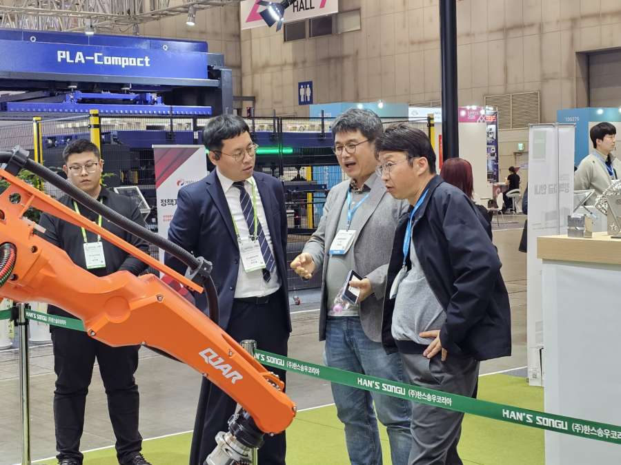 [SIMTOS 2026] 한스송우레이저, 절단·후처리·절곡 통합 공정 구성 제시