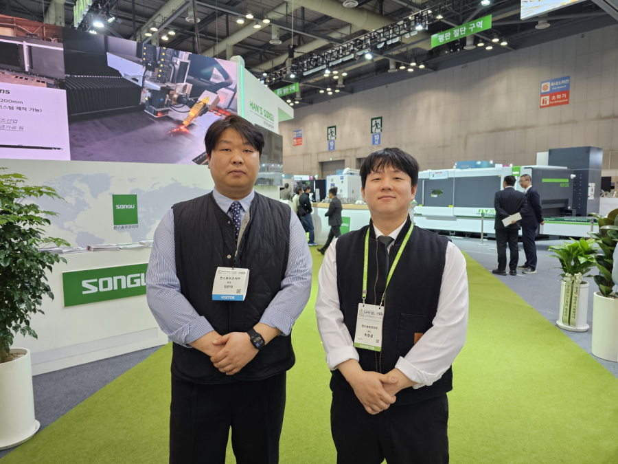 [SIMTOS 2026] 한스송우레이저, 절단·후처리·절곡 통합 공정 구성 제시