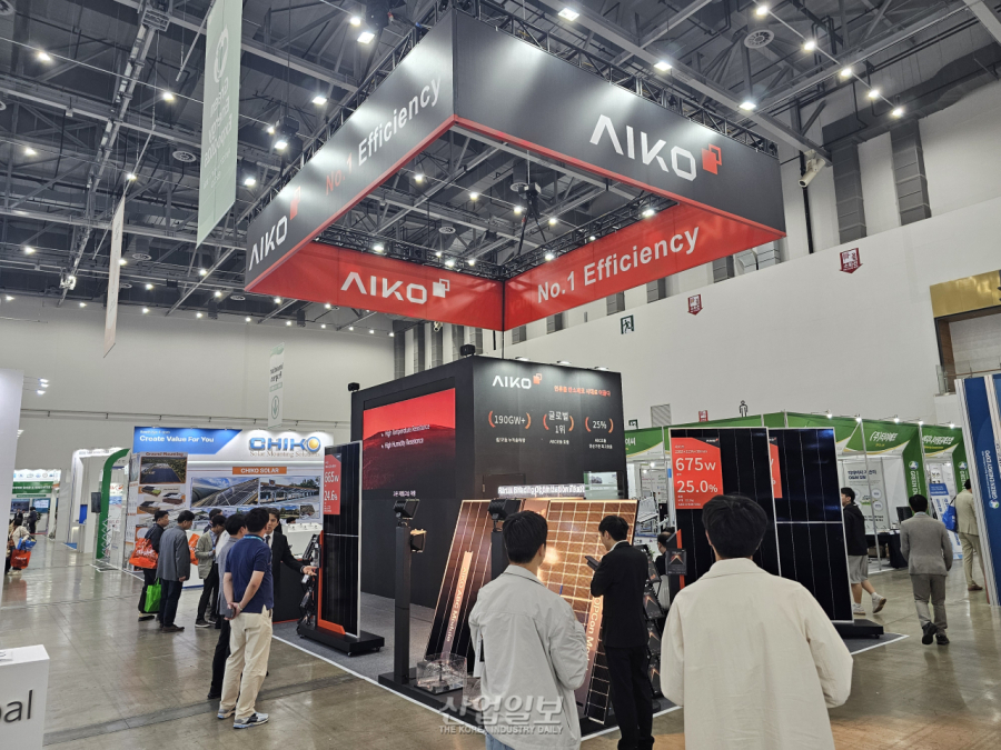 아이코솔라, 국제그린에너지엑스포서 ABC 고효율 모듈로 ‘실사용 성능’ 강조