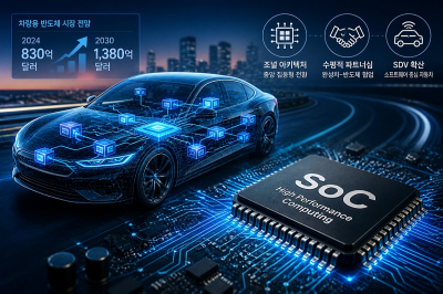 자동차 ‘두뇌’ 된 반도체… SDV 전환에 주도권 경쟁 격화