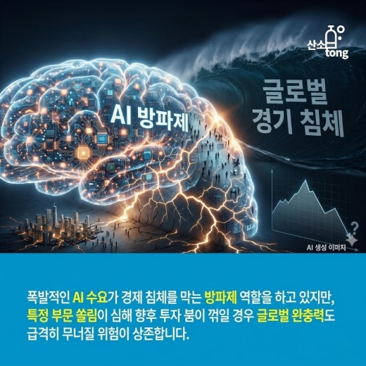 [카드뉴스] AI가 막아선 침체, 그러나 불안한 버팀목… 세계경제 3.0% 전망