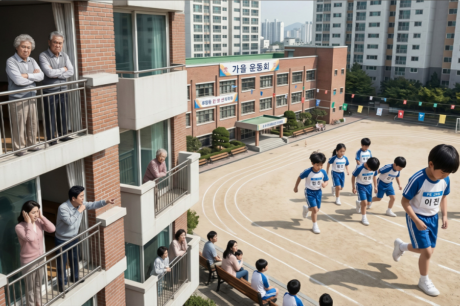 [AI의 선택] 운동회 함성은 공익인가, 소음인가