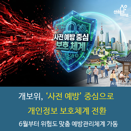 [카드뉴스] 개보위, ‘사전 예방’ 중심으로 개인정보 보호체계 전환
