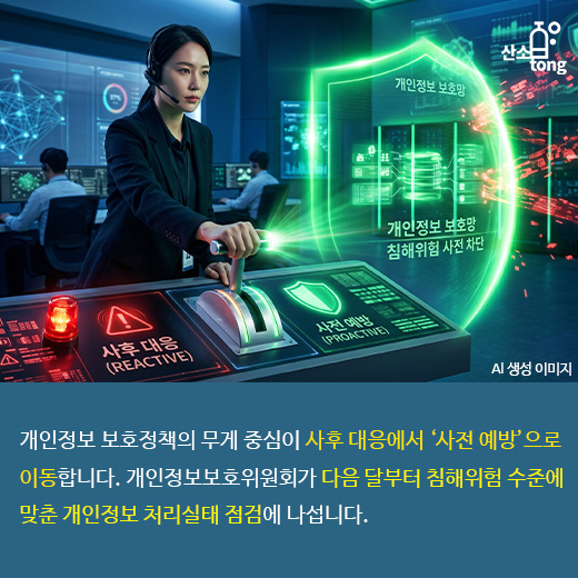 [카드뉴스] 개보위, ‘사전 예방’ 중심으로 개인정보 보호체계 전환