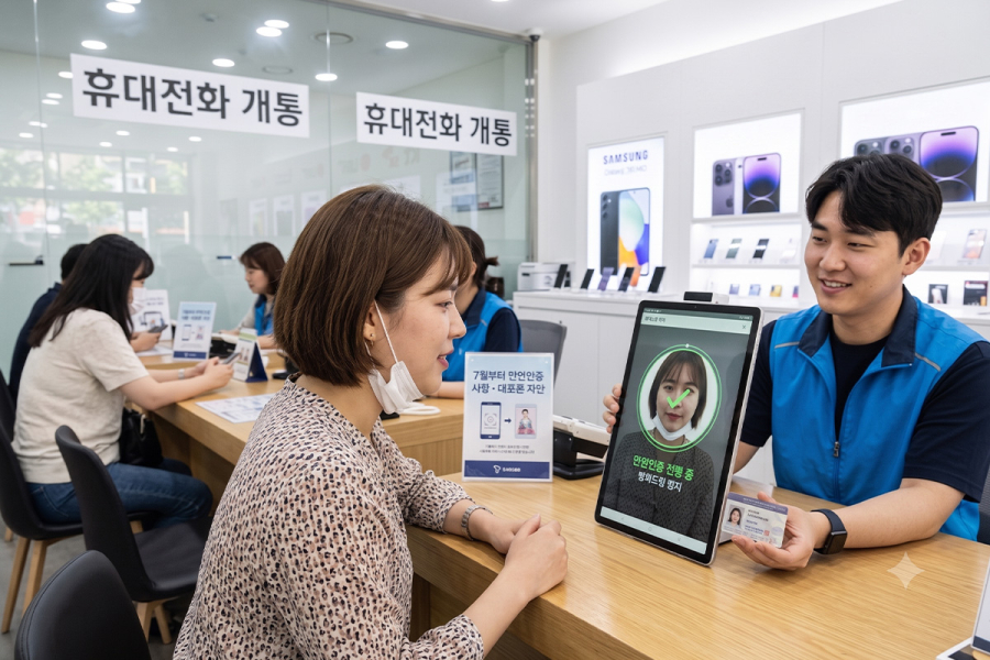 7월부터 휴대전화 개통 시 안면인증 시행…명의도용·대포폰 막는다