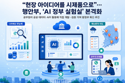 [그래픽뉴스] “현장 아이디어를 시제품으로”… 행안부, ‘AI 정부 실험실’ 본격화