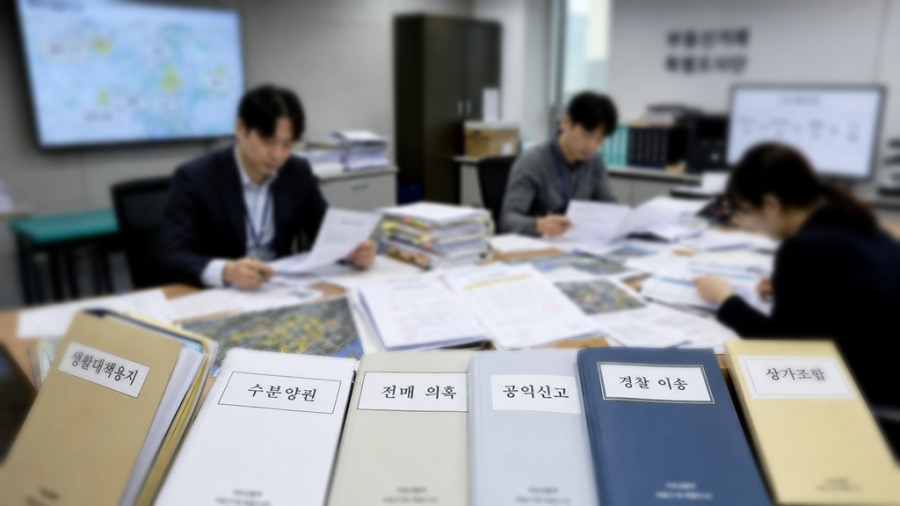 김정호, 상업용지 ‘딱지’ 불법거래 공익신고 경찰 이송