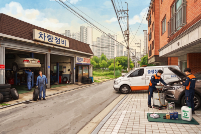출장정비, 편리함 뒤 숨은 안전·환경 사각지대