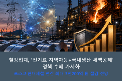 [그래픽뉴스] 철강업계, '전기료 지역차등+국내생산 세액공제' 정책 수혜 가시화