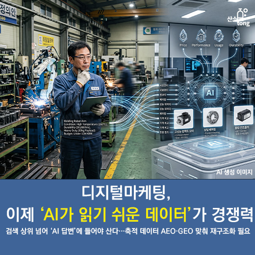 [카드뉴스]디지털마케팅, 이제 ‘AI가 읽기 쉬운 데이터’가 경쟁력