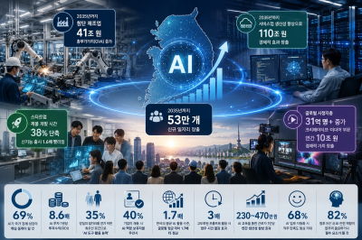 한국인 69% AI가 경제 성장 핵심 동력