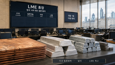 [비철금속 시황] LME 휴장…영국 서머 뱅크 홀리데이로 9월1일 거래 재개