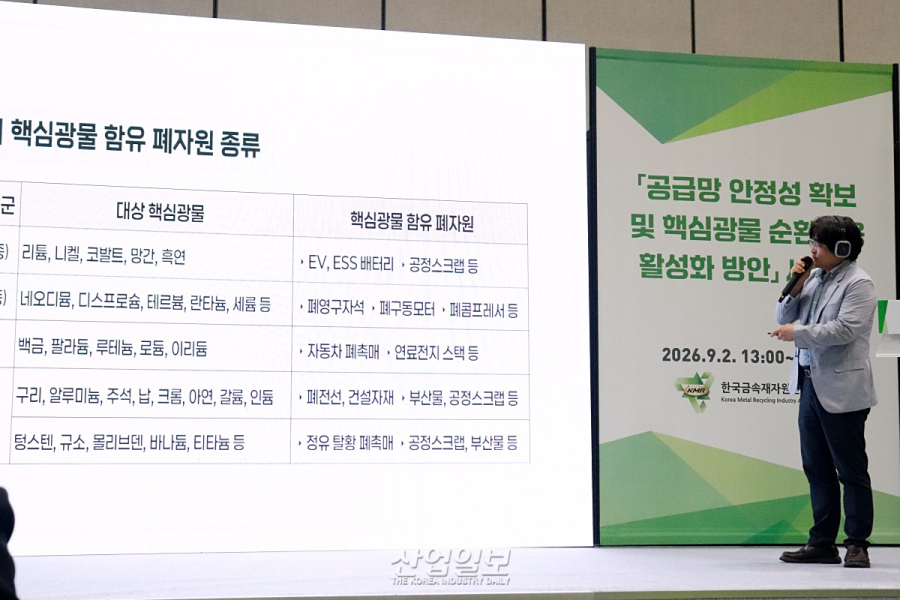전기차 배터리·태양광 패널서 광물 캔다… 기후부, 핵심광물 순환 체계 구축 속도