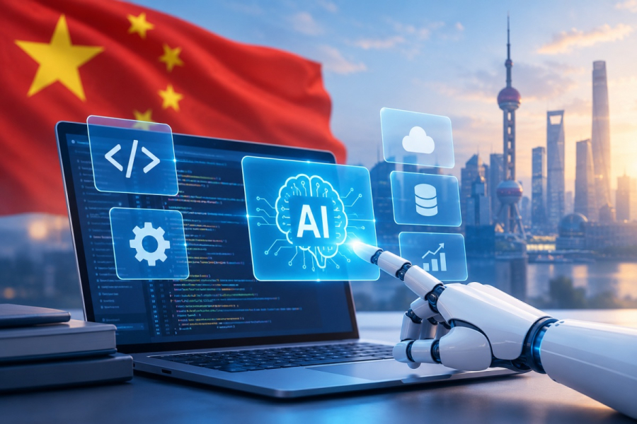 中, ‘AI+소프트웨어’ 시동…2030년 핵심 소프트웨어 전면 AI 전환