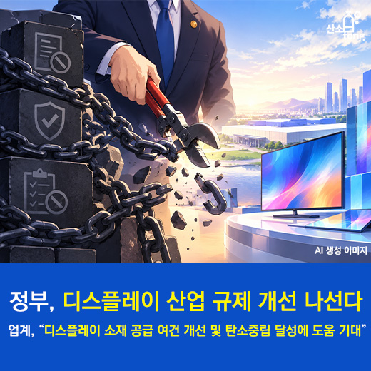 [카드뉴스] 정부, 디스플레이 산업 규제 개선 나선다