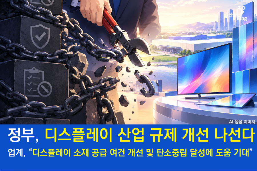[카드뉴스] 정부, 디스플레이 산업 규제 개선 나선다