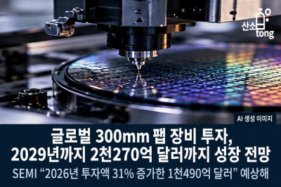 [카드뉴스] 글로벌 300mm 팹 장비 투자, 2029년 까지 2천270억 달러까지 성장 전망