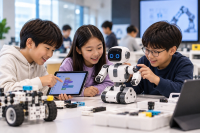 코딩 넘어 AI·로봇공학으로…2026 로보월드, 교육용 로봇 체험존 운영